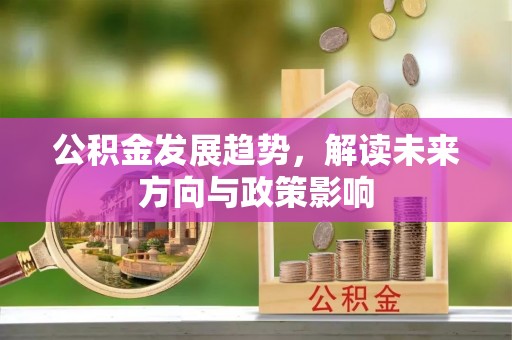洪湖公积金发展趋势，解读未来方向与政策影响