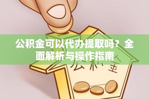 洪湖公积金可以代办提取吗？全面解析与操作指南