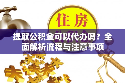 洪湖提取公积金可以代办吗？全面解析流程与注意事项
