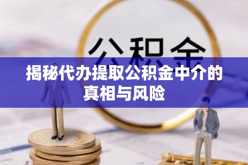 洪湖揭秘代办提取公积金中介的真相与风险