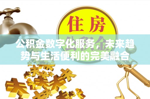 洪湖公积金数字化服务，未来趋势与生活便利的完美融合