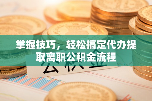 洪湖掌握技巧，轻松搞定代办提取离职公积金流程