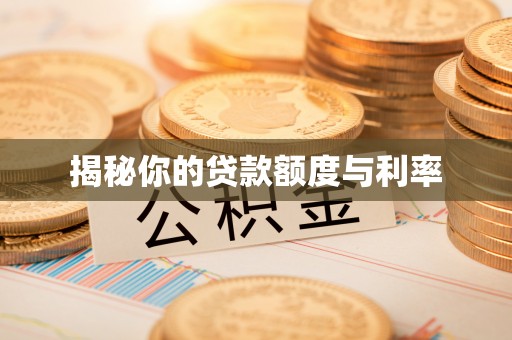 洪湖揭秘你的贷款额度与利率