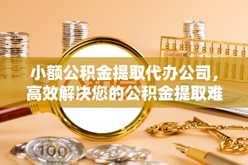 洪湖小额公积金提取代办公司，高效解决您的公积金提取难题