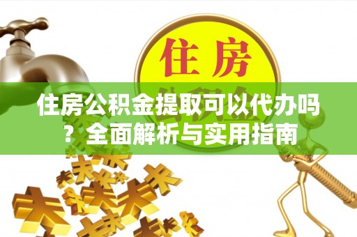洪湖住房公积金提取可以代办吗？全面解析与实用指南