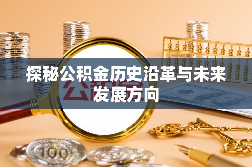洪湖探秘公积金历史沿革与未来发展方向