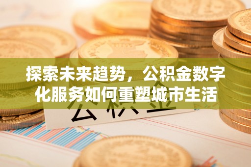 洪湖探索未来趋势，公积金数字化服务如何重塑城市生活