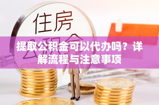 洪湖提取公积金可以代办吗？详解流程与注意事项