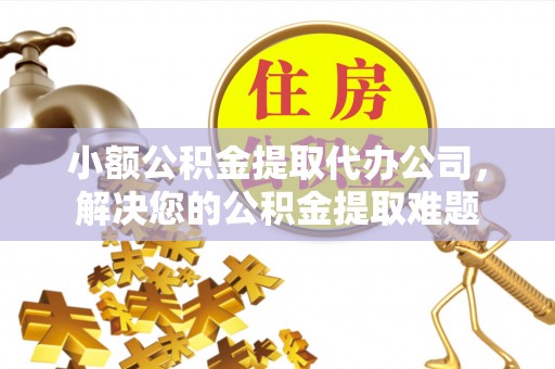 洪湖小额公积金提取代办公司，解决您的公积金提取难题