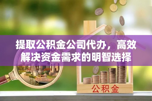 洪湖提取公积金公司代办，高效解决资金需求的明智选择