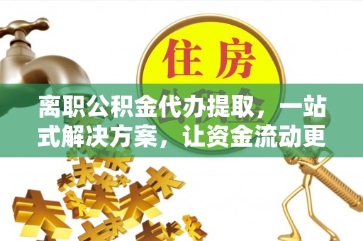 洪湖离职公积金代办提取，一站式解决方案，让资金流动更便捷