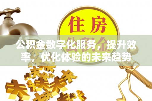 洪湖公积金数字化服务，提升效率，优化体验的未来趋势