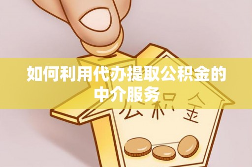 洪湖如何利用代办提取公积金的中介服务