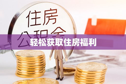 洪湖轻松获取住房福利